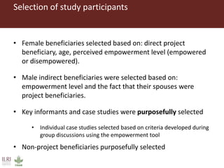 Understanding rural women's empowerment: A qualitative case study of the UNJP-RWEE project, Ethiopia