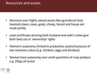 Understanding rural women's empowerment: A qualitative case study of the UNJP-RWEE project, Ethiopia