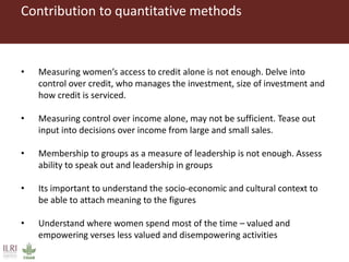 Understanding rural women's empowerment: A qualitative case study of the UNJP-RWEE project, Ethiopia