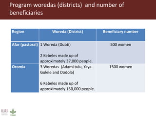 Understanding rural women's empowerment: A qualitative case study of the UNJP-RWEE project, Ethiopia