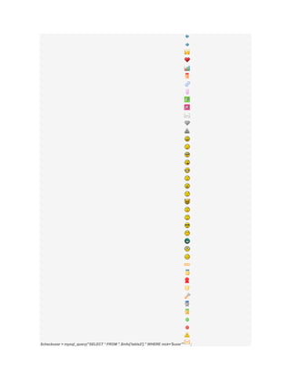 $checkuser = mysql_query("SELECT * FROM ".$info['table2']." WHERE nick='$user'"   ;
 