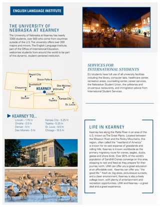 University of Nebraska Kearney advantage (english) | PDF