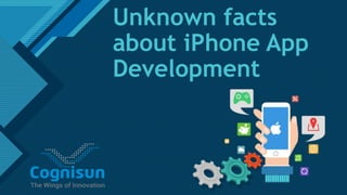 Click to edit Master title style
1
Unknown facts
about iPhone App
Development
 