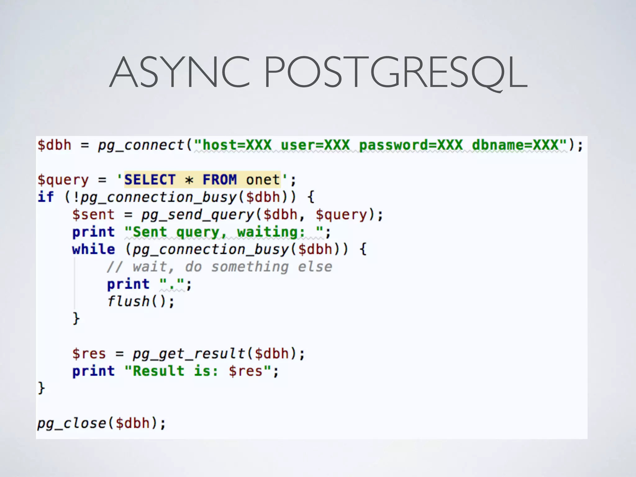 ASYNC HTTP
 