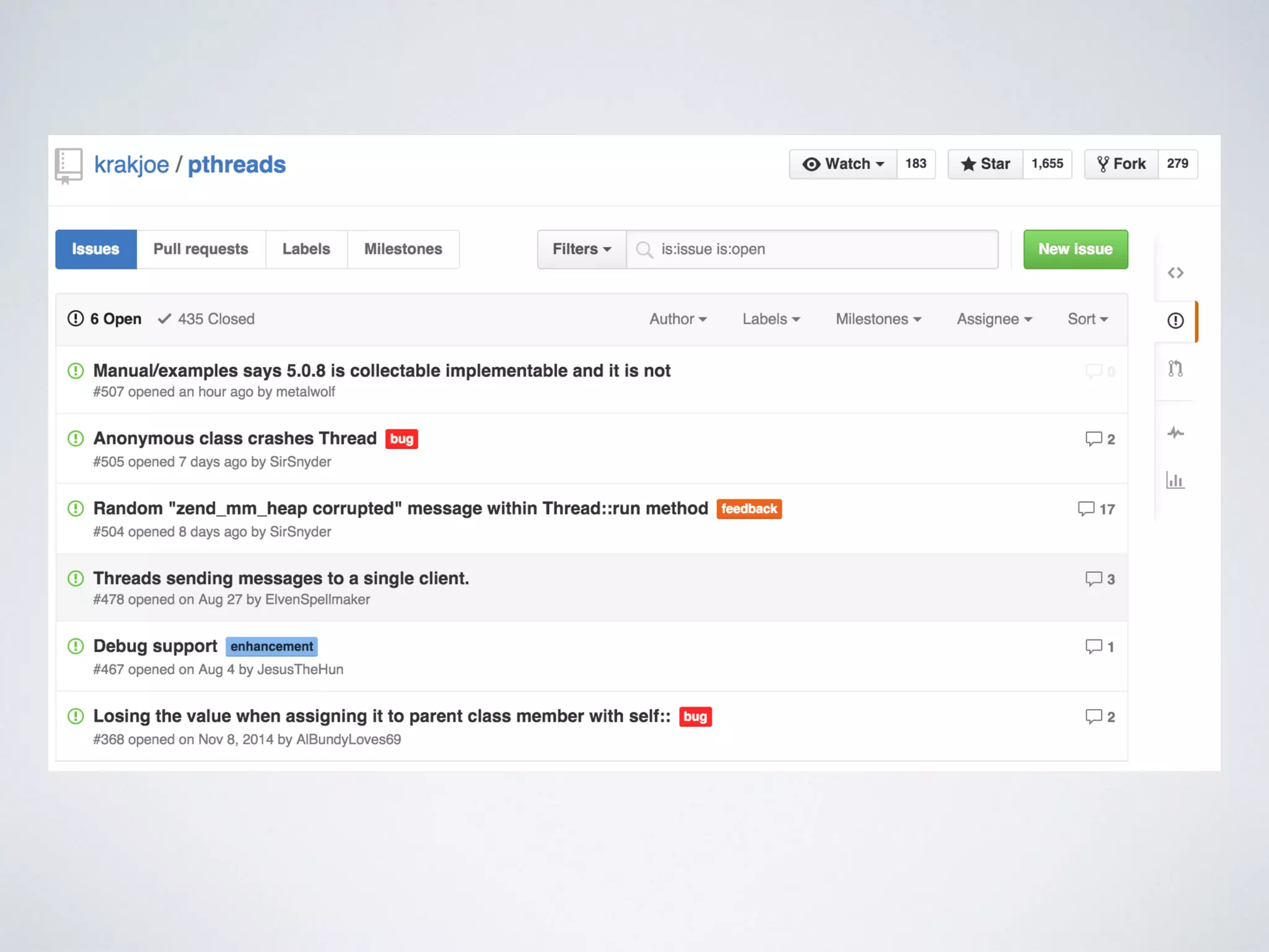 PTHREADS
• http://pthreads.org/
• https://gist.github.com/krakjoe/9384409
• https://gist.github.com/krakjoe/6437782
read ﬁrst
 