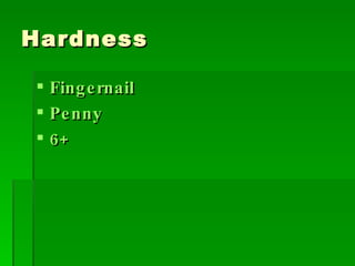 Hardness Fingernail Penny 6+ 