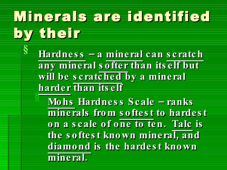 mineral identification labs