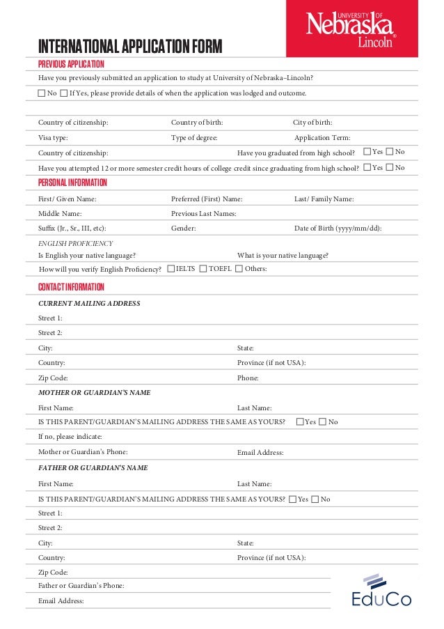 University of Nebraska Lincoln application for_admission_ug (1)