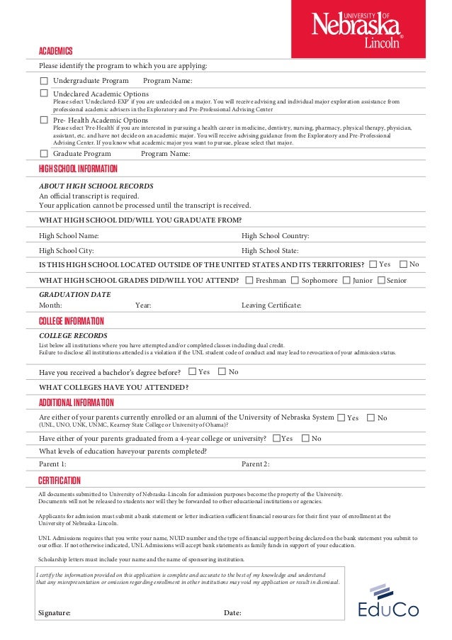 University of Nebraska Lincoln application for_admission_ug (1)