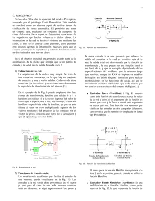 Redes Neuronales Artificiales: Aplicación de la función Hardlim para la ...
