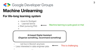 Introduction to Machine Unlearning: forgetting is as important as ...