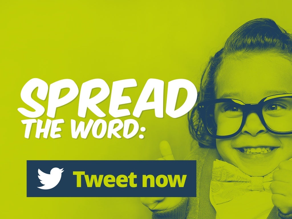 Spread the word Tweet now