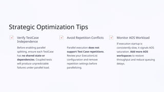 Parallel Execution & Distributed Execution in Tosca | PPTX