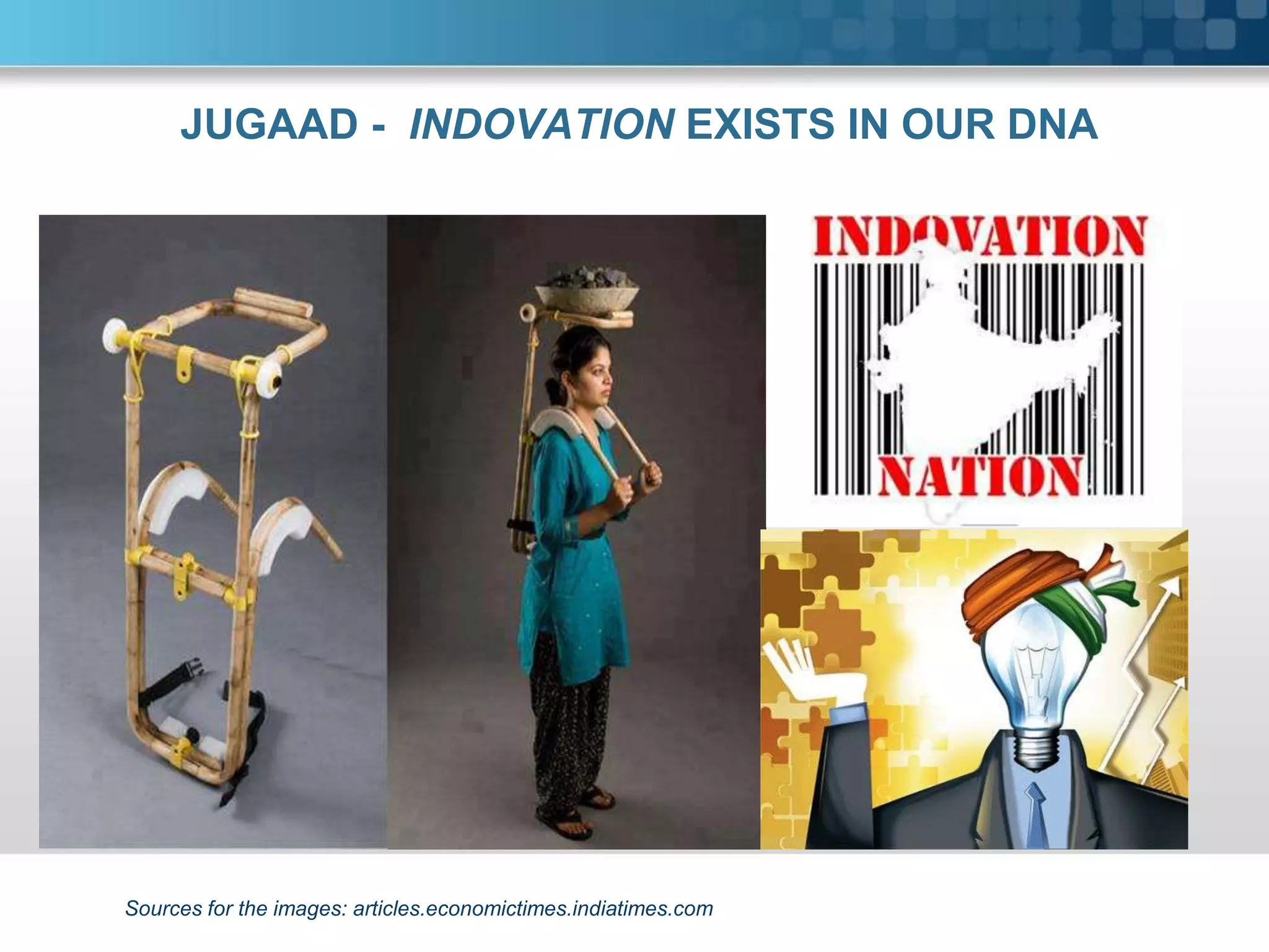 JUGAAD - INDOVATION EXISTS IN OUR DNA




Sources for the images: articles.economictimes.indiatimes.com
 