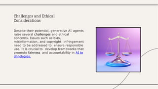 Unleashing Potential The Rise Of Generative AI Agents | PPTX