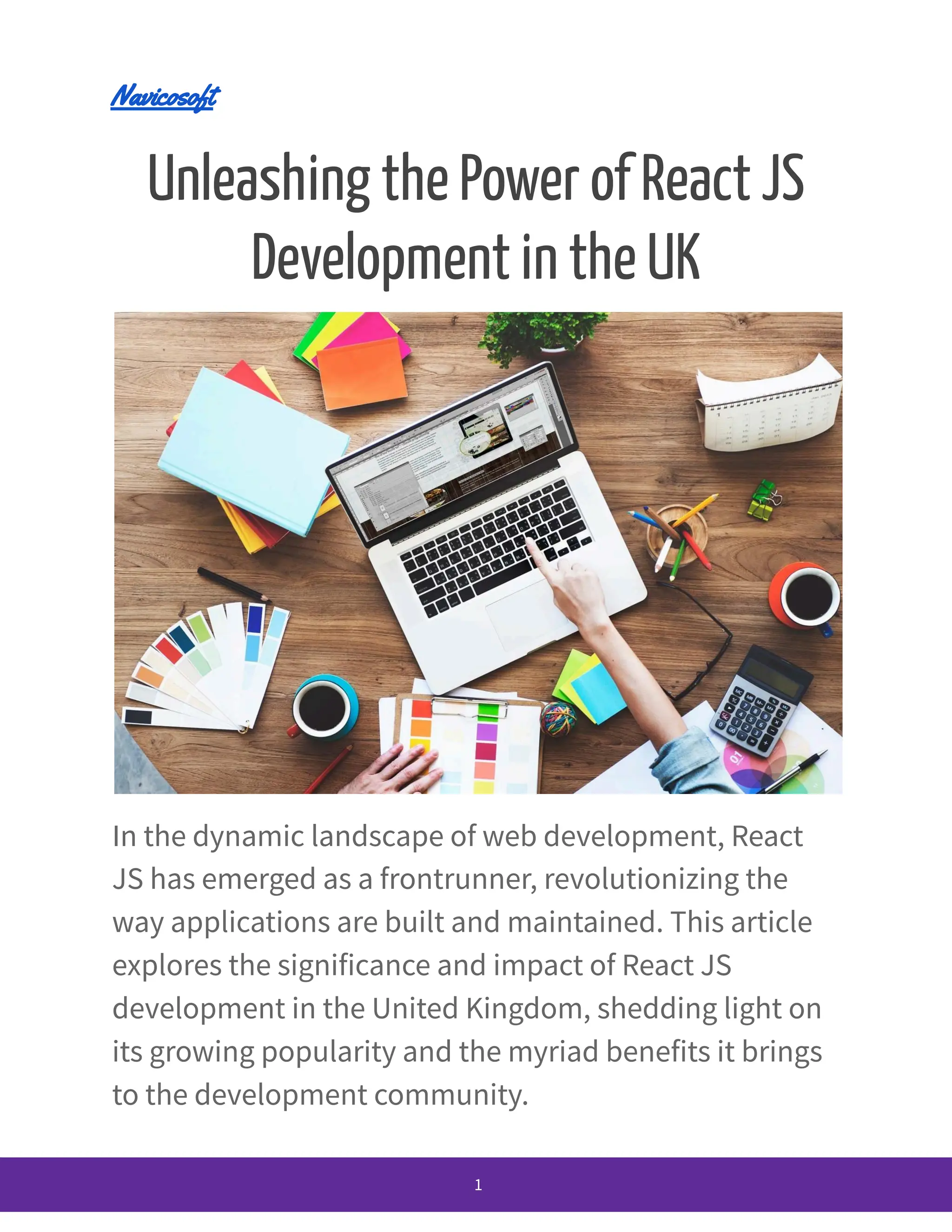 Unleashing the Power of React JS Development in the UK.pdf
