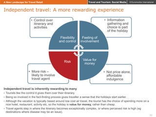 Travel and Tourism: Social Media

A New Landscape for Travel Retail

© Euromonitor International

Independent travel: A mo...