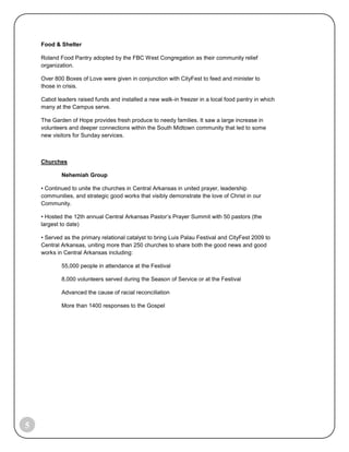 We hosted training for 100 leaders to use Christian Literacy materials in working with children or adults 