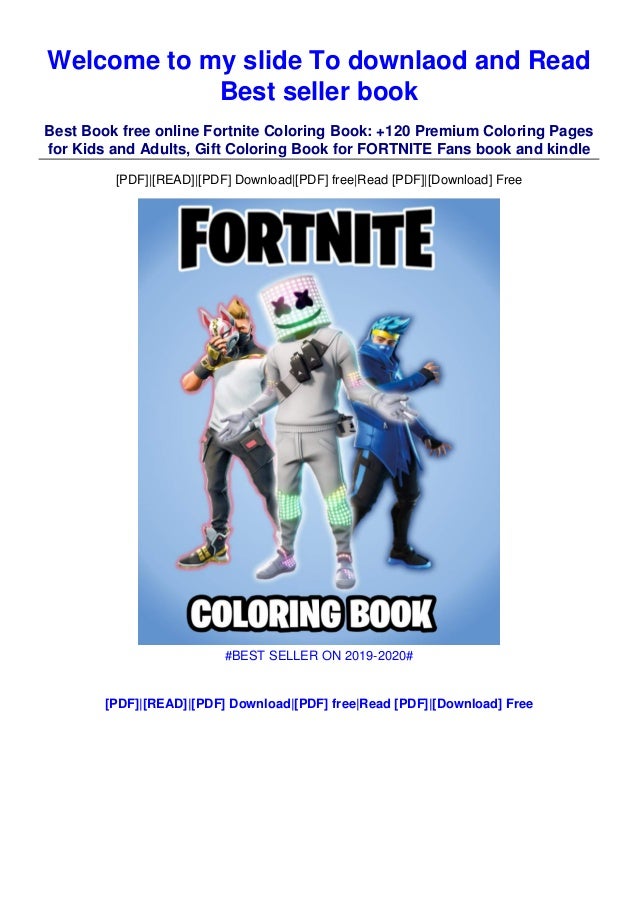 Download Unlimited Ebook Fortnite Coloring Book 120 Premium Coloring Pag