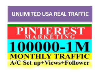 UNLIMITED USA REAL TRAFFIC
 