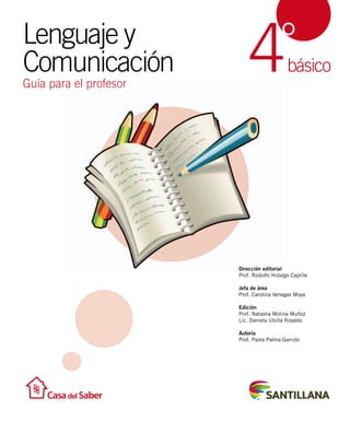 guia del profesor lenguaje4 PDF 