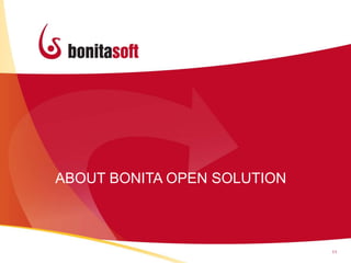 ABOUT BONITA OPEN SOLUTION



                             11
 