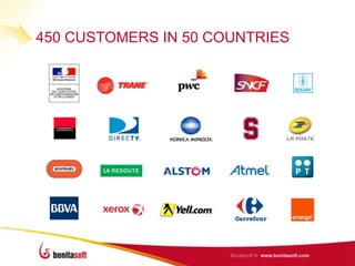 450 CUSTOMERS IN 50 COUNTRIES
 