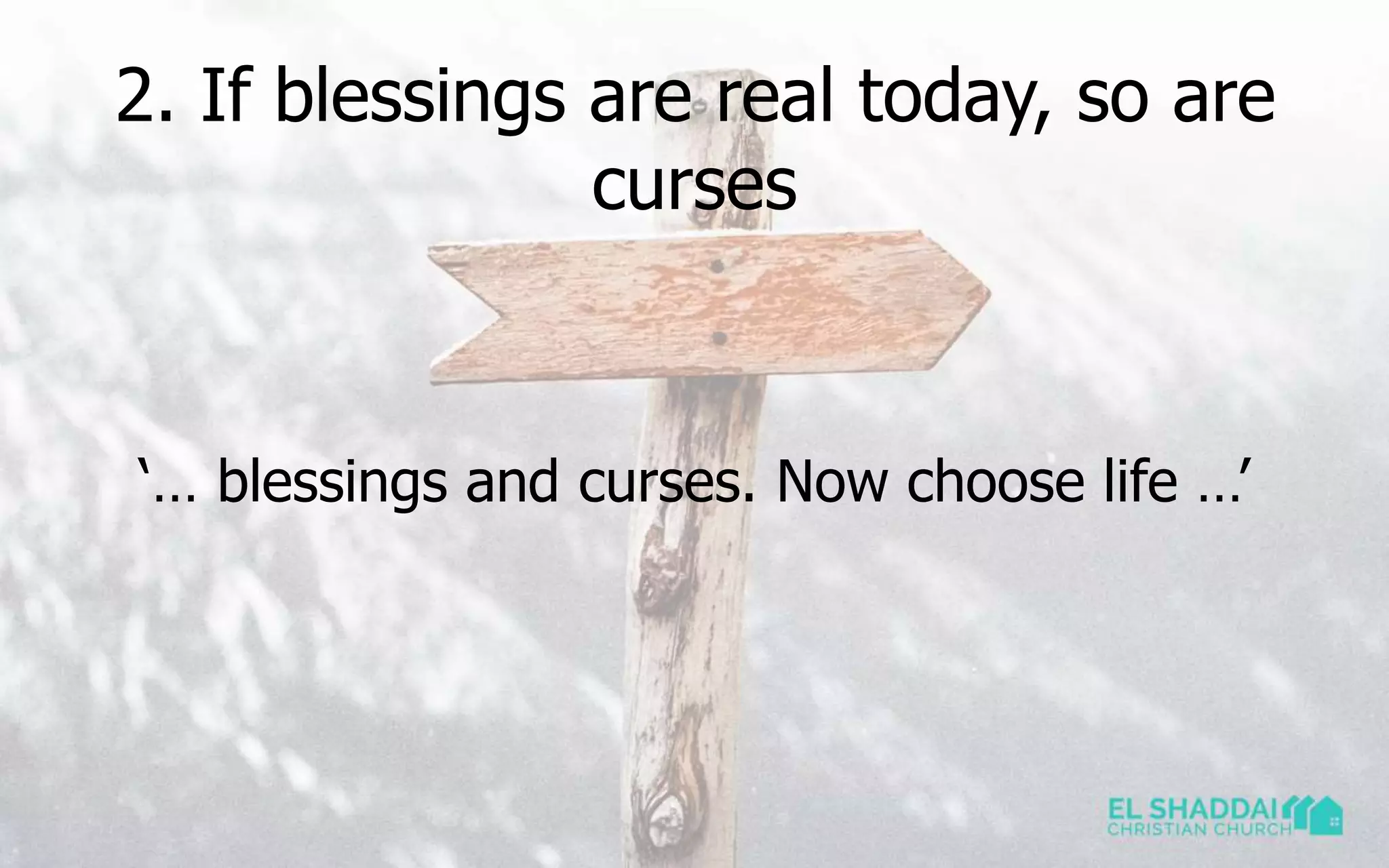 Blessing or curse you can choose pptx