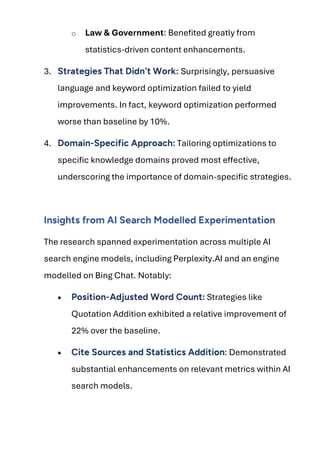Unlocking AI Search Engine Optimization | PDF