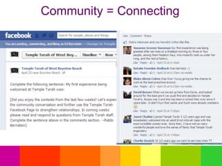 Community = Connecting
 