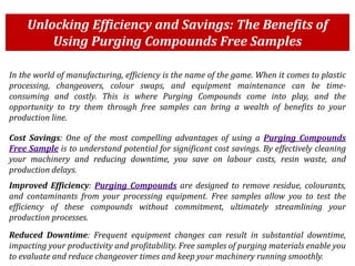Unlocking Efficiency and Savings: The Benefits of Using Purging ...