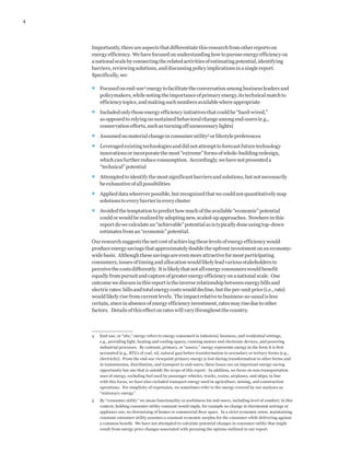 Unlocking Energy Efficiency In The Us Economy | PDF