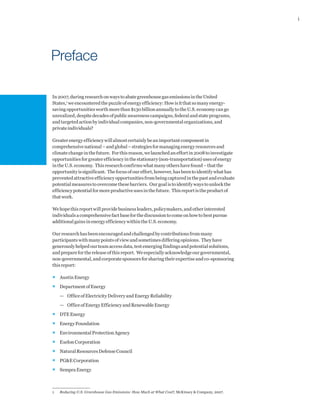 Unlocking Energy Efficiency In The Us Economy | PDF