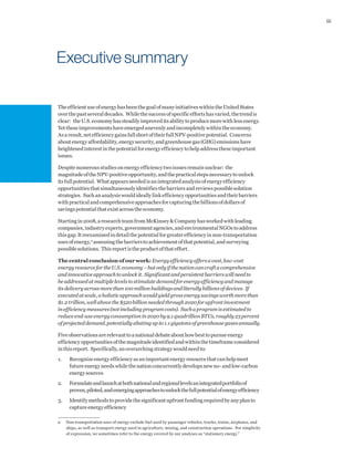 Unlocking Energy Efficiency In The Us Economy | PDF