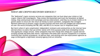 Unlocking Hope : How Crypto Recovery Services Can Reclaim Your Lost ...