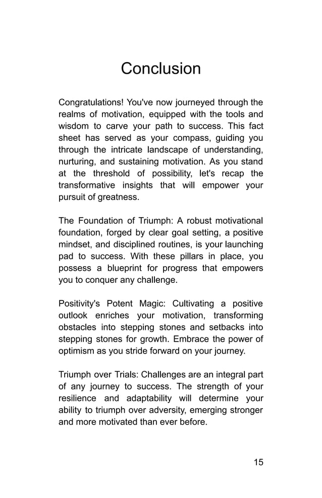 Unlocking Motivation For Success Fact Sheet Pdf Unlocking Motivation For Success Fact Sheet Pdf