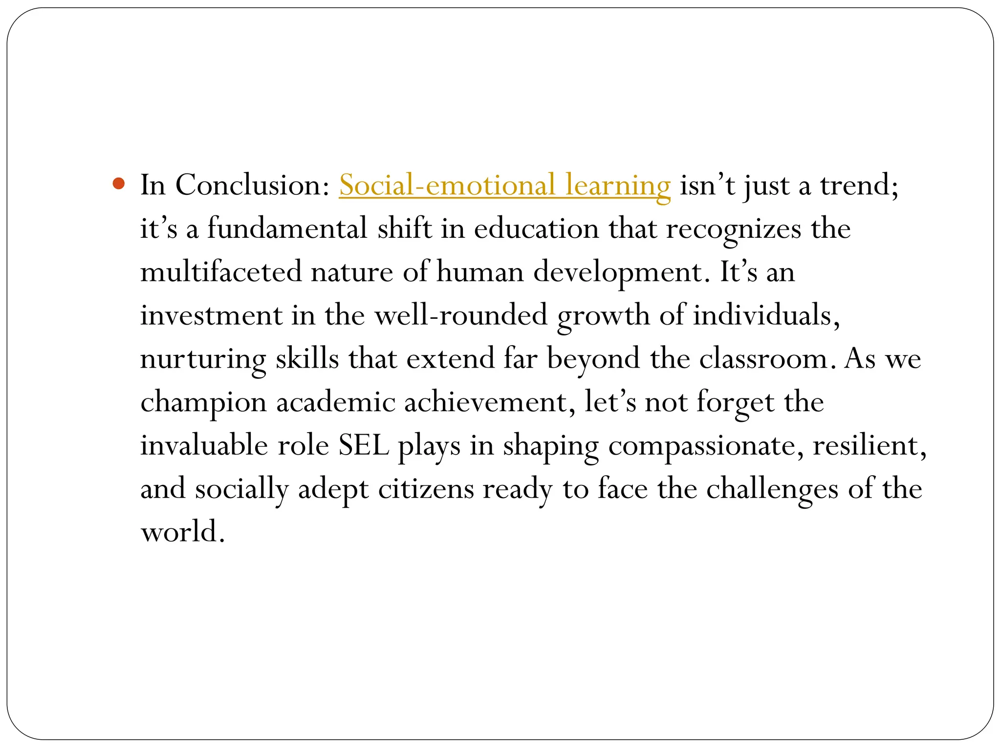 Unlocking Potential: The Crucial Role of Social-Emotional Learning in ...