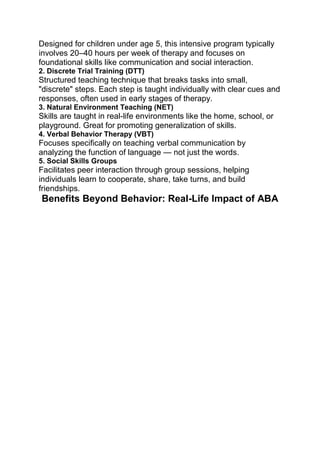Random Rotation Aba Unlocking Potential How ABA Therapy Programs Are Transforming Lives One ...