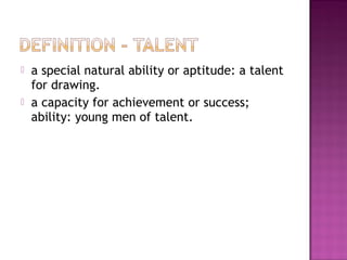 Unlocking Talent in Children for Effective Ministry | PPT