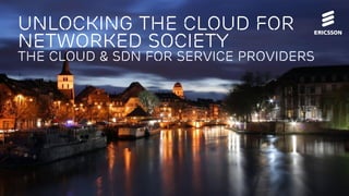 Unlocking the cloud for
networked society

the cloud & sdn for service providers

 
