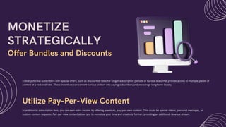 Unlocking the Potential of OnlyFans: Five Essential Tips for Creators | PDF