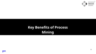 9
Key Benefits of Process
Mining
INDE
X
 