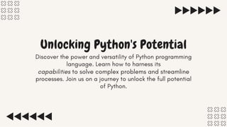 Unlocking the Power of Python Hiring a Skilled Programmer.pdf