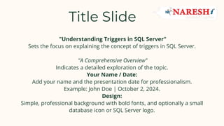 Unlocking the Power of Triggers in SQL Server | PDF | Databases ...
