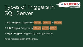 Unlocking the Power of Triggers in SQL Server | PDF | Databases ...