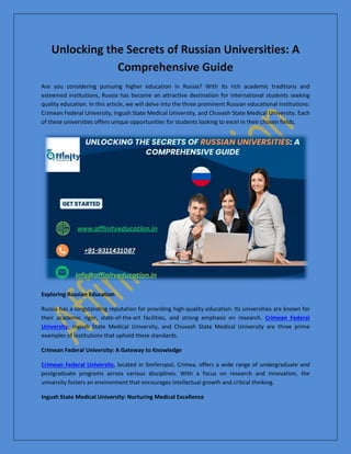 Unlocking The Secrets Of Russian Universities A Comprehensive Guide Pdf Unlocking The Secrets Of Russian Universities A Comprehensive Guide Pdf