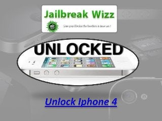 Unlock iphone 4
