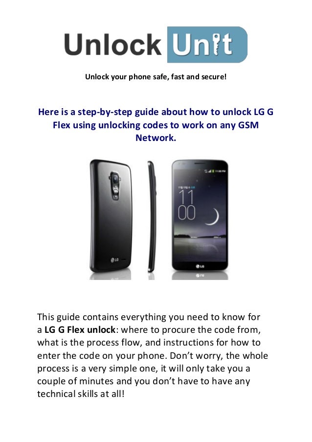 UNLOCK LG G Flex HOW TO UNLOCK LG G Flex