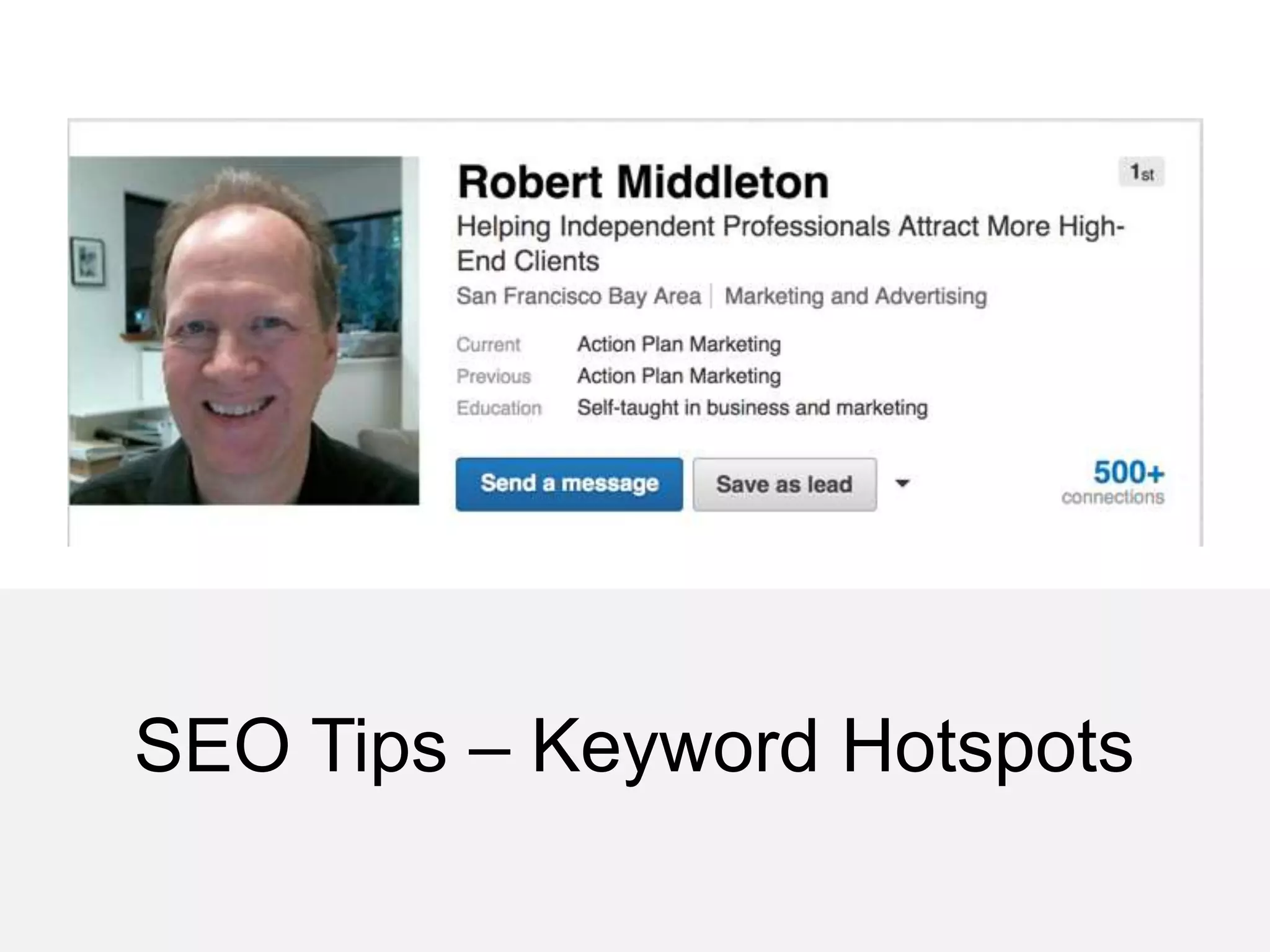 SEO Tips – Keyword Hotspots
 