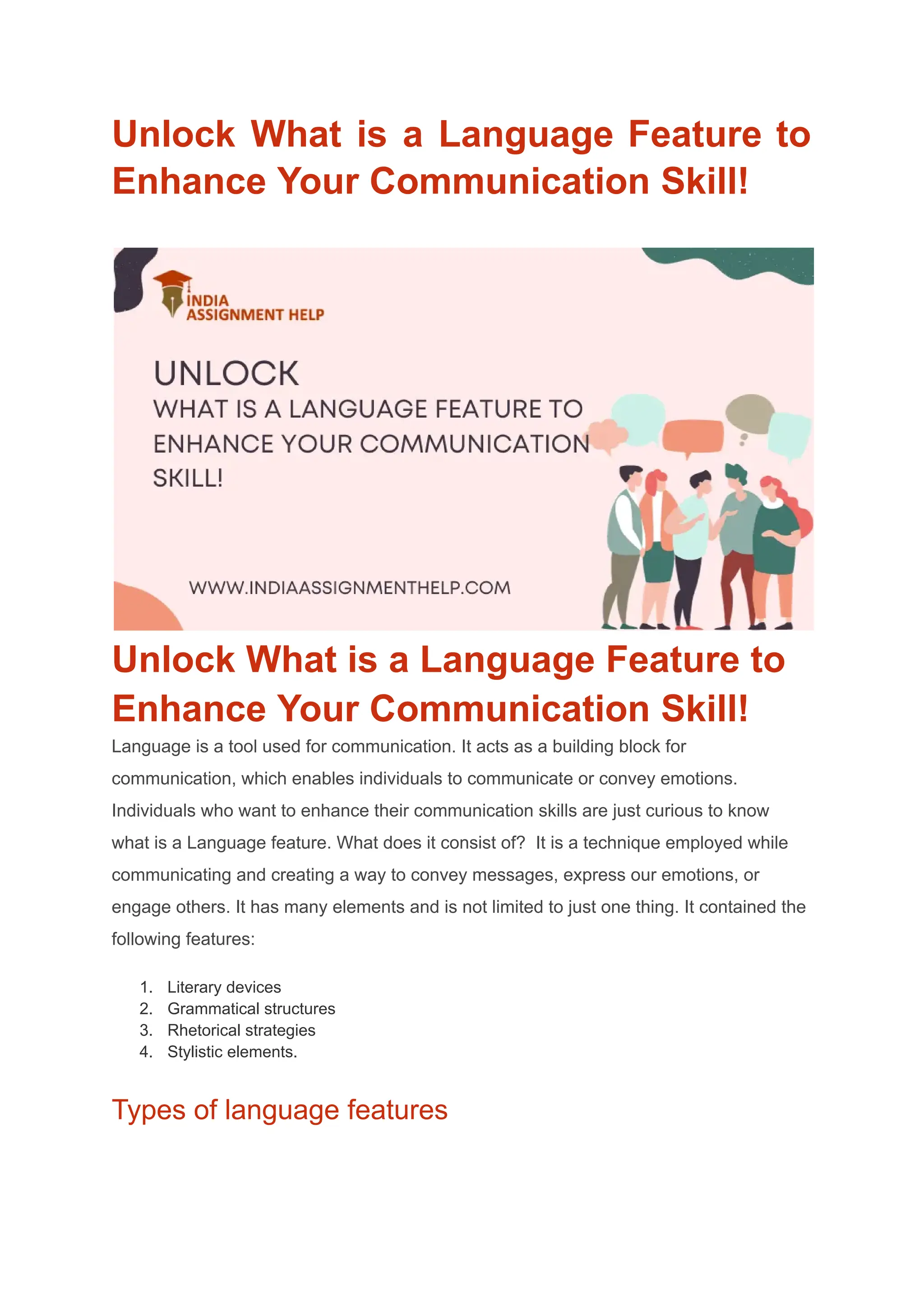 Unlock What is a Language Feature to Enhance Your Communication Skill ...